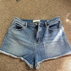 pacsun denim shorts